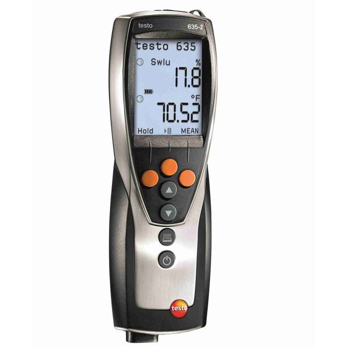 Thermohygrometer testo 635-2 mit Messwertspeicher (Funk optional) Temperatur und Feuchtemessgerät 